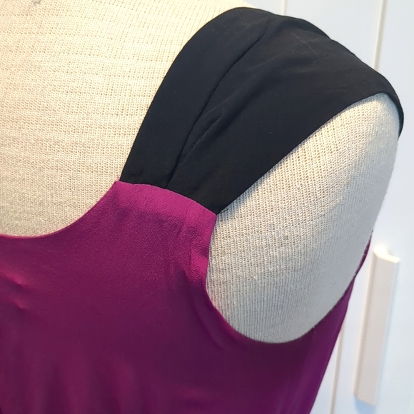 Aritzia Central Park West Pink and Black Silk Dress - Picture 7 of 10